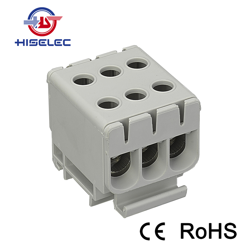 TR 50 series 3 ways Al/Cu universal terminal block