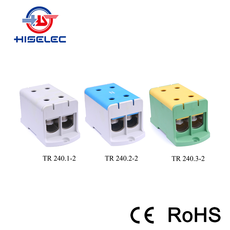 TR 240 series 2 ways Al/Cu universal terminal block