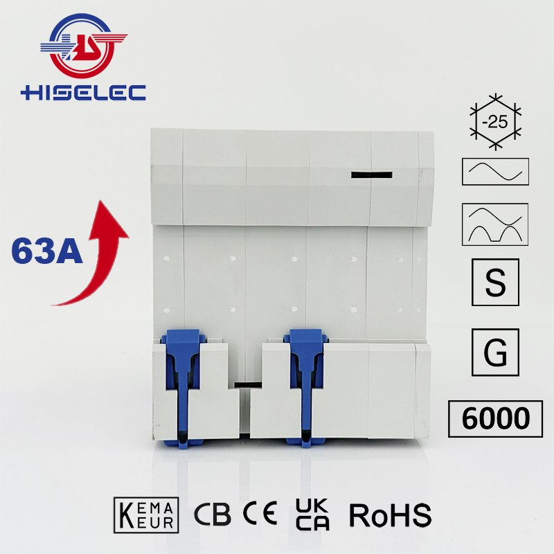 漏电保护开关RCBO HSM2X-4A type A 6kA