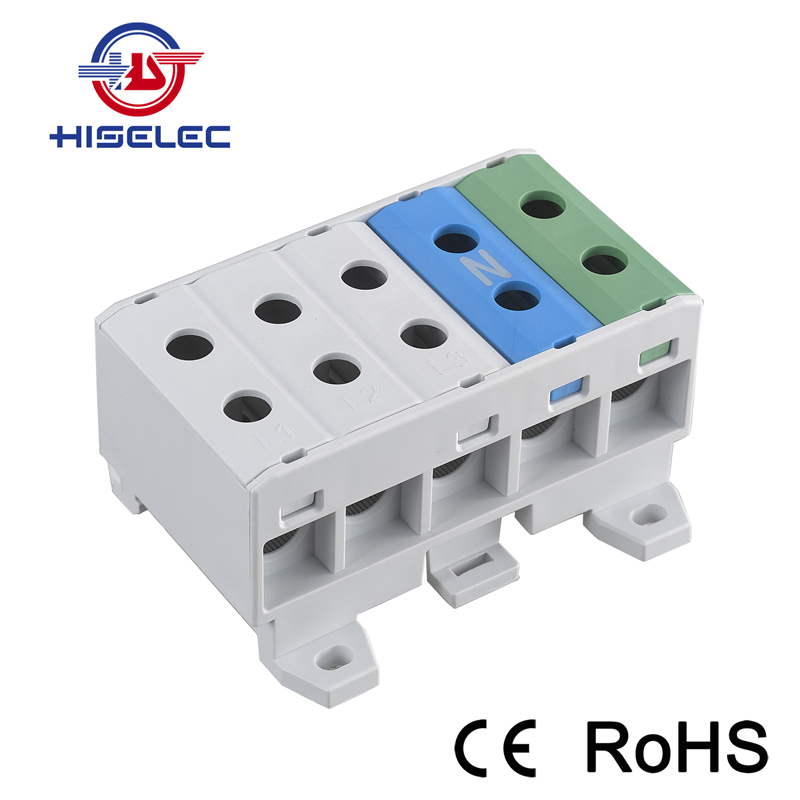 TR 35 series 5 poles Al/Cu universal terminal block